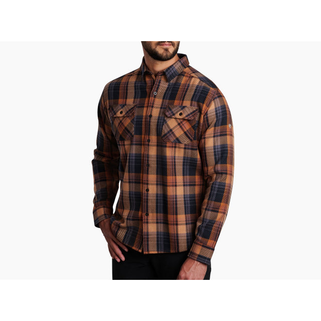 Men's Disordr Flannel Shirt - Soft Plaid Long Sleeve Button Down for Casual Wear & Outdoor Activities | Perfect for Fall, Winter & Layering
