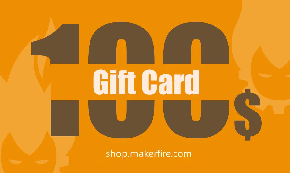 Makerfire Gift Card - Perfect Choice for DIY Enthusiasts & Tech Lovers | Give the Gift of Creativity for Birthdays, Holidays & Special Occasions
