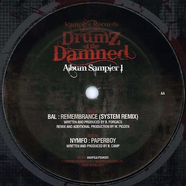 Bal / Nymfo - Drumz Of The Damned Album Sampler 1 (12