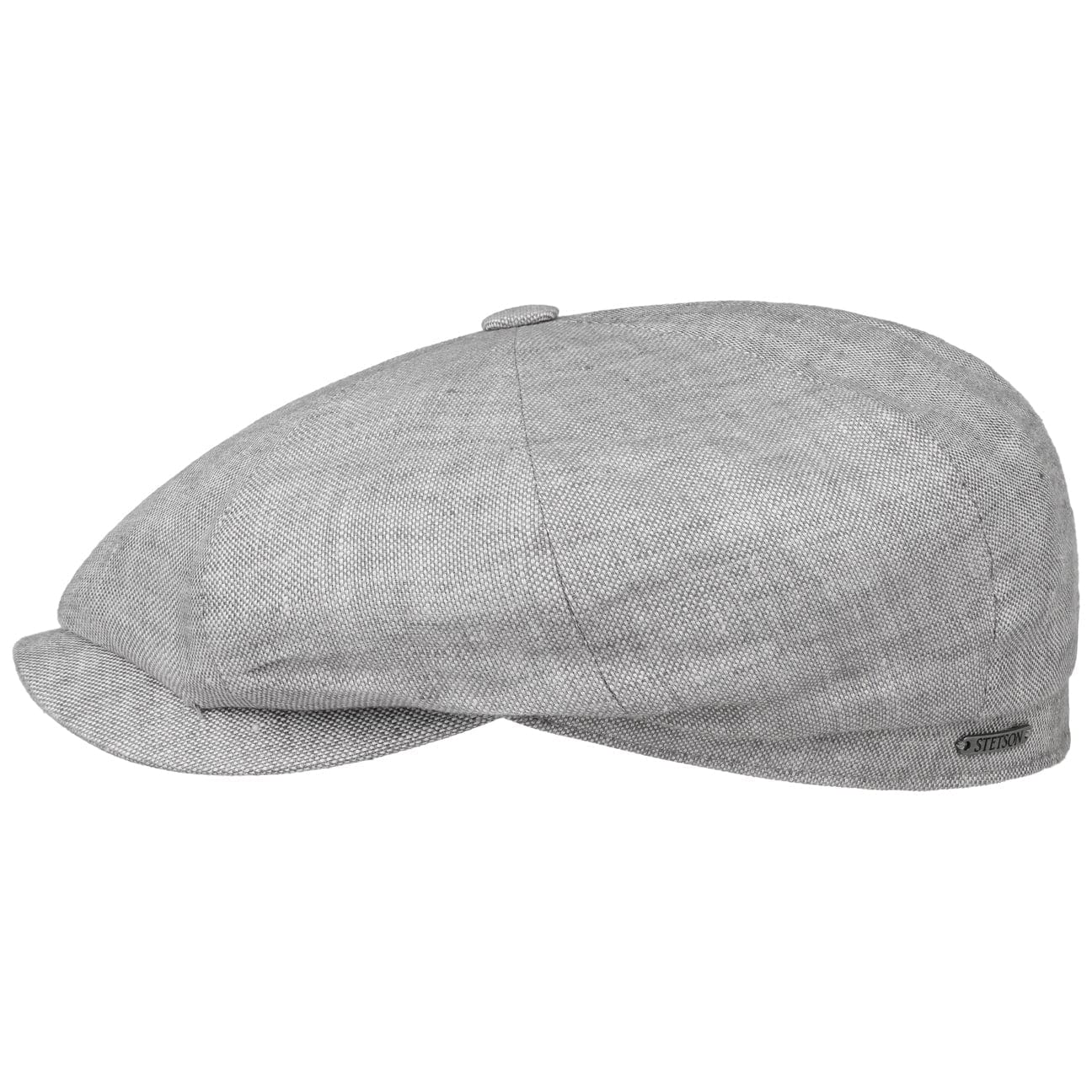 Stetson Hatteras Classic Linen Flat Cap for Men - Breathable Summer Hat for Golf, Fishing & Outdoor Activities