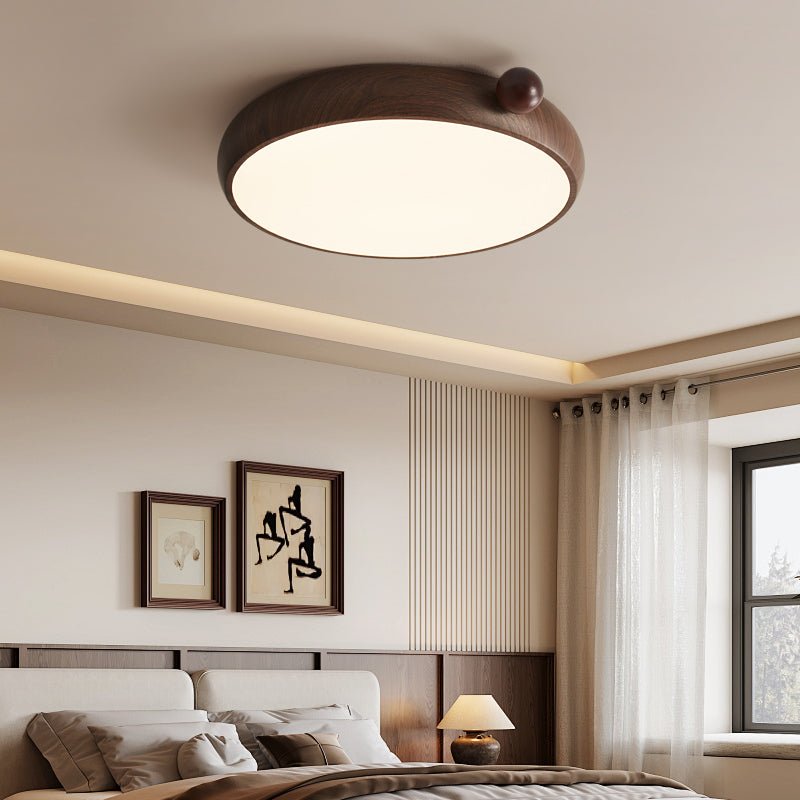 Calindra Modern Ceiling Light Fixture - Energy Efficient LED Flush Mount Lighting for Bedroom, Living Room, Kitchen & Hallway - Dimmable Bright White Light - Easy Installation Home Decor