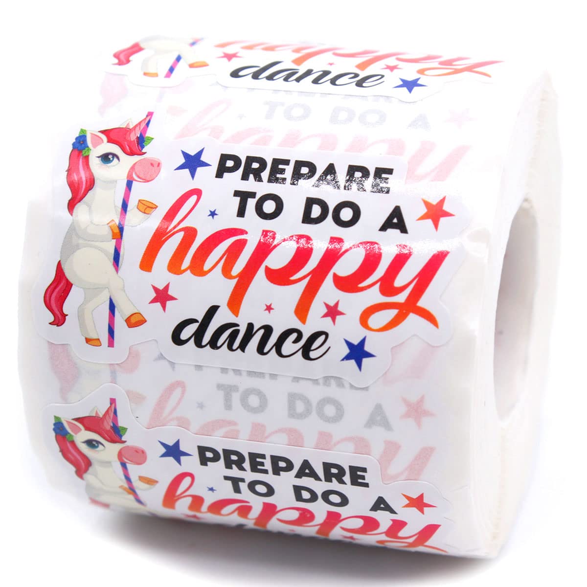 Funny Unicorn Thank You Stickers - 500 PCS Cute Mail Envelopes & Packaging Stickers for Small Business - Perfect for Shipping Labels, Gift Wrapping & Happy Dance Celebrations