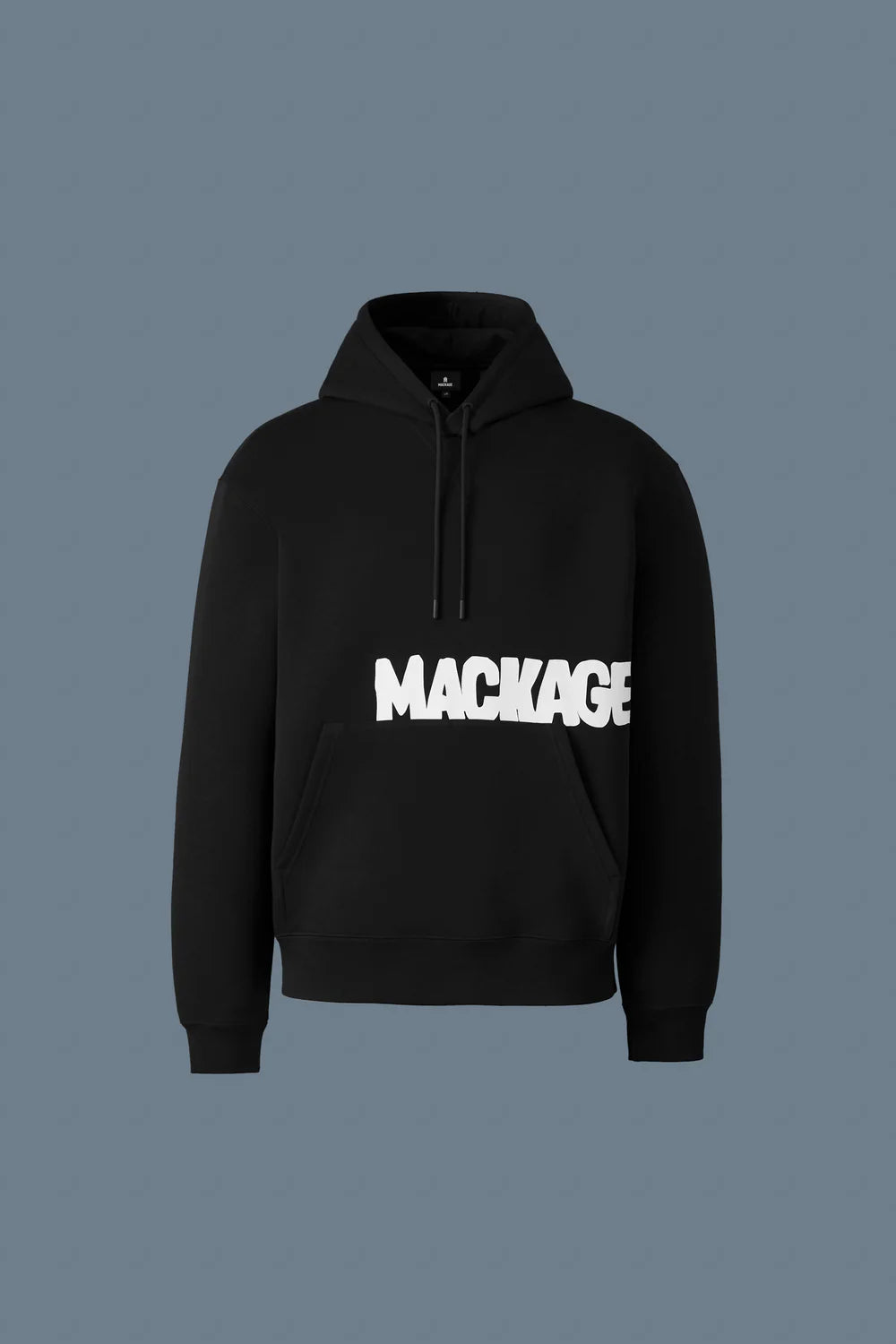 MACKAGE Krystian PR Double Face Jersey Logo Hoodie for Men & Women - Premium Unisex Pullover for Casual Wear & Street Style Fashion