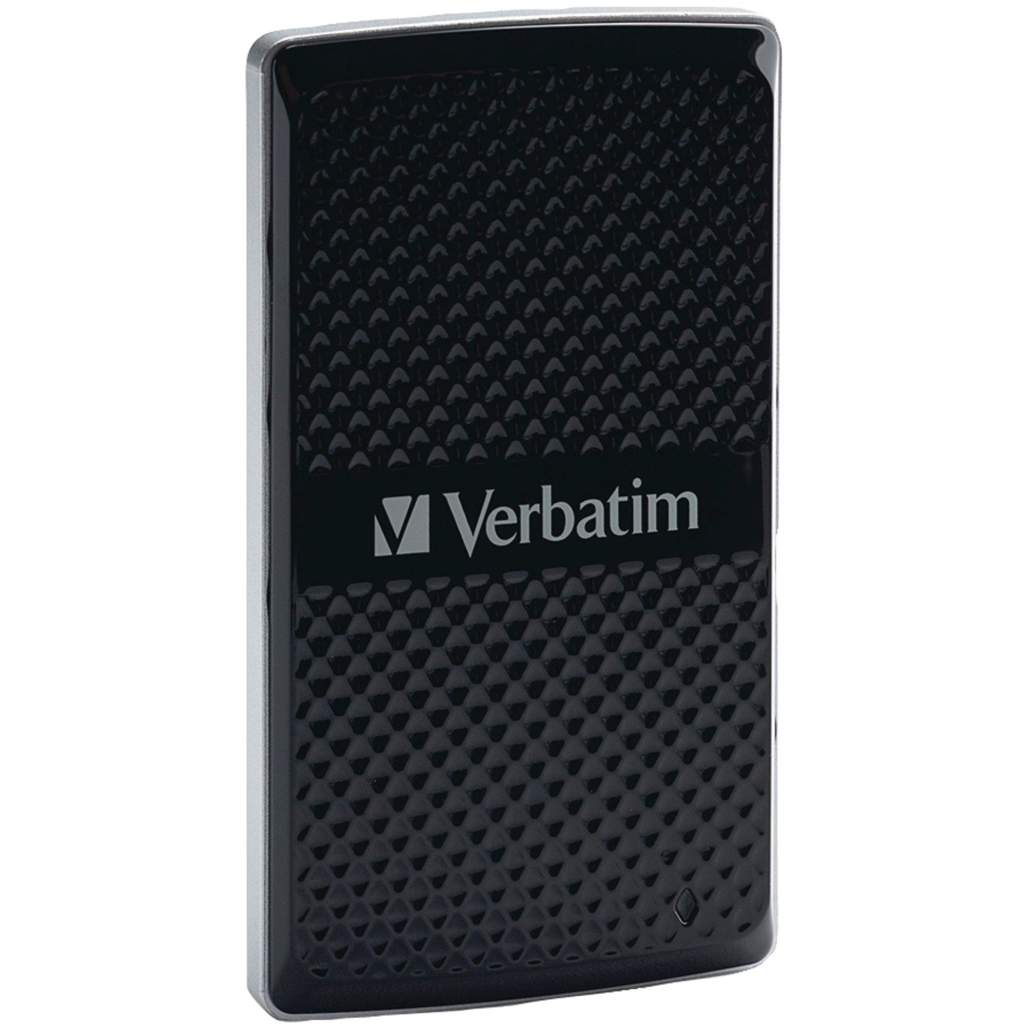 Verbatim 256GB Vx450 Portable External SSD - USB 3.0 High-Speed Data Transfer, mSATA Interface, Shock-Resistant & Compact Design (Black) - Perfect for Gaming, Photography & Business File Storage
