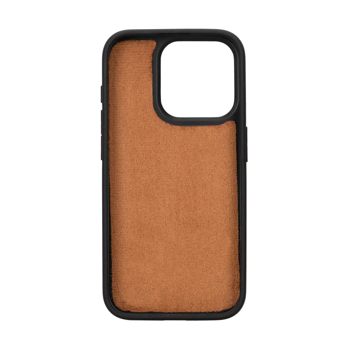 Premium Burnished Tan Leather Wallet Case for iPhone 15 Pro - Slim Protective Cover with Card Slots | Perfect for Everyday Use, Travel & Business Meetings