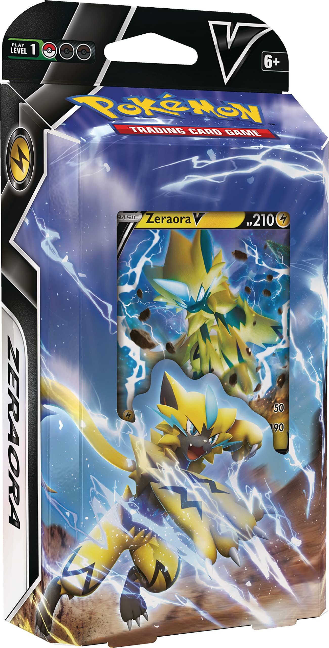 Pokémon Zeraora V Battle Deck - 60 Ready-to-Play Trading Cards for Collectors & Battles | Perfect for Tournaments, Game Nights & Gifts