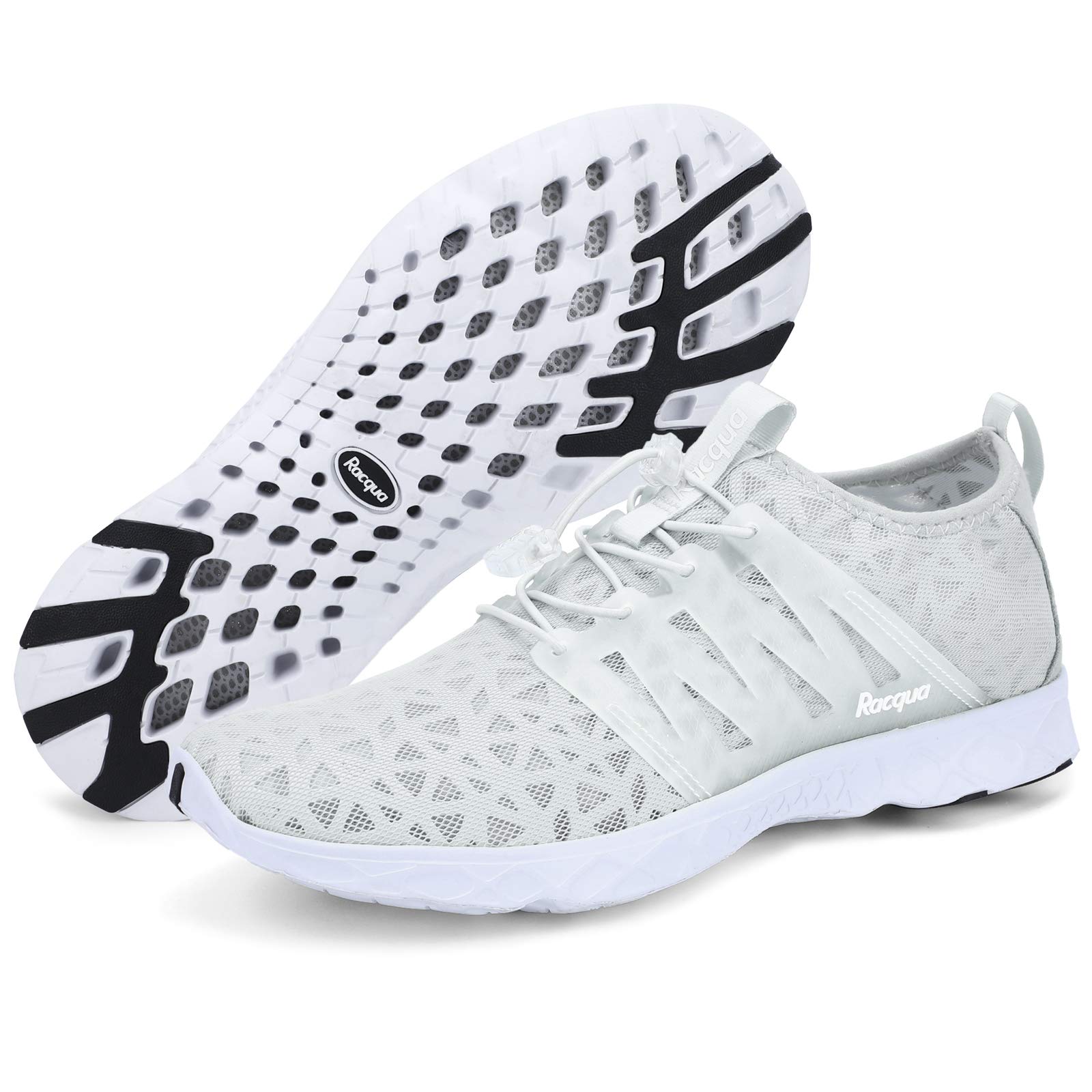 Racqua Unisex Breathable Mesh Water Shoes for Women & Men - Perfect for Swimming, Beach, Surfing, and Water Sports