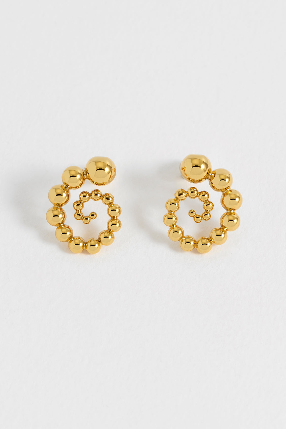 Handmade Beaded Swirl Earrings for Women - Boho Dangle Jewelry Gift - Perfect for Parties, Weddings & Everyday Wear