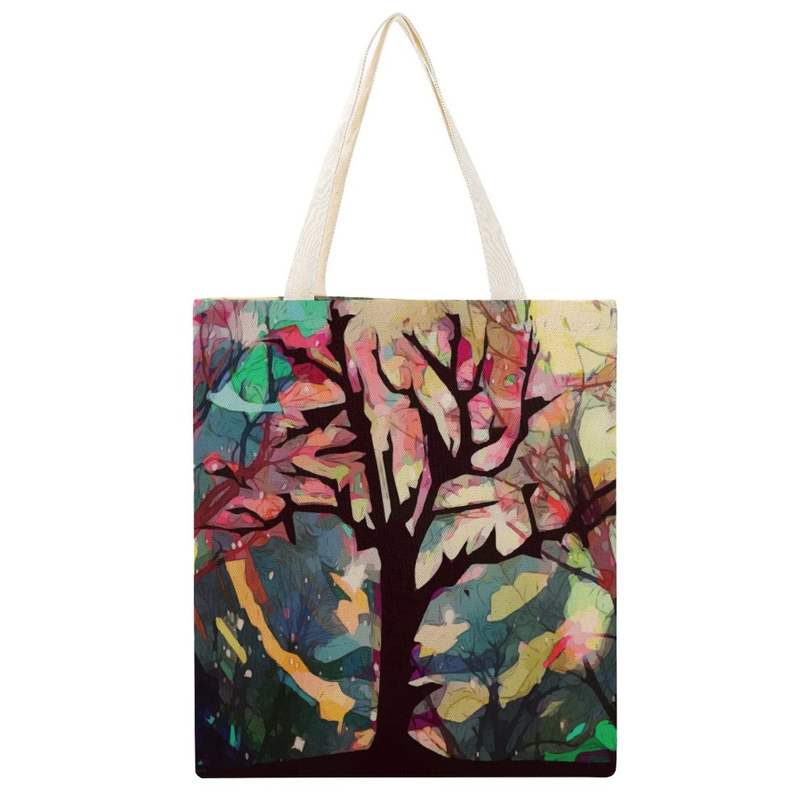 Personalized Canvas Tote Bag for Women - Reusable Shopping & Beach Bag for Daily Use