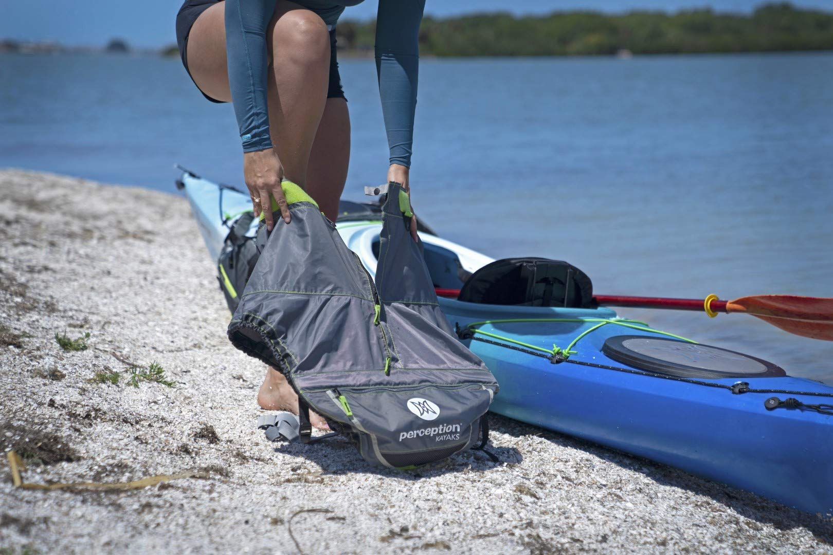 Perception Truefit Spray Skirt for Kayaking | Waterproof Kayak Spray Skirt for Sit-Inside Kayaks | Sizes P7 to P12 | Ideal for Whitewater, Touring & Recreational Kayaking