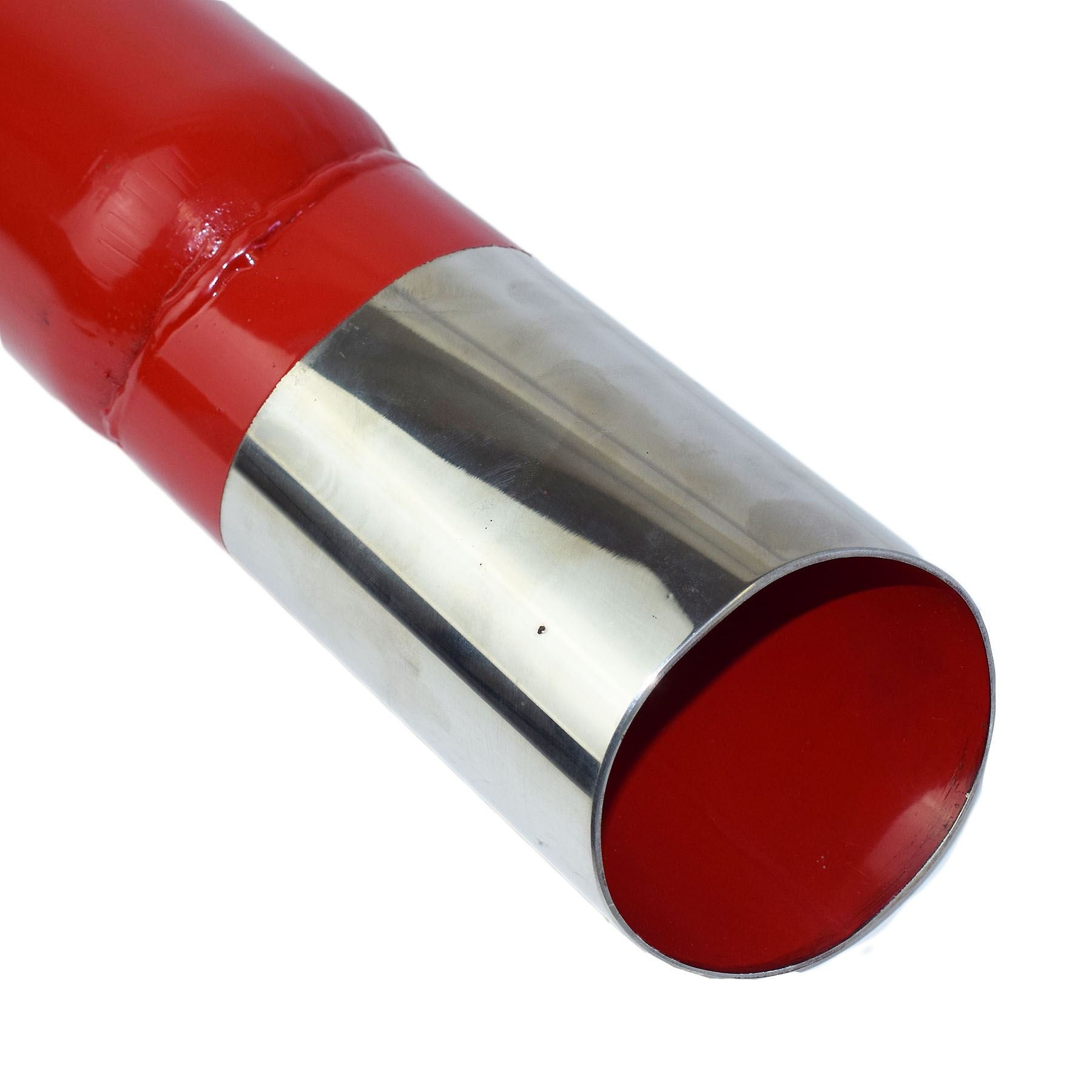 AB Tools Cherry Bomb Standard Tail Bomb Oval End Exhaust Pipe Back Box - High-Performance Exhaust Upgrade for Muscle Cars & Hot Rods