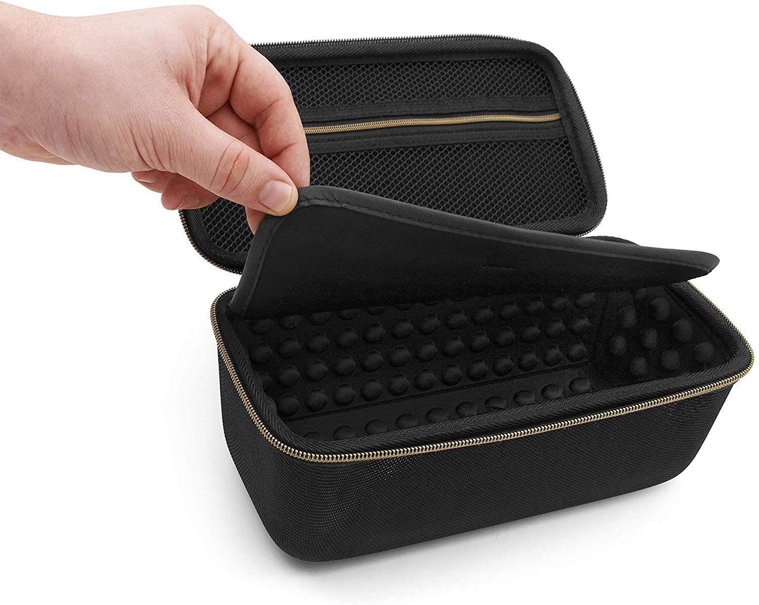 CASEMATIX Protective Travel Case for Rode PodMic, Shure MV7 XLR & Cardioid Condenser Microphones - Durable Storage Solution for Podcasting, Streaming & Studio Equipment