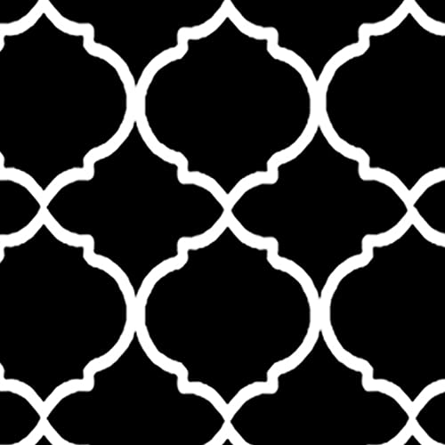 Quatrefoil Black