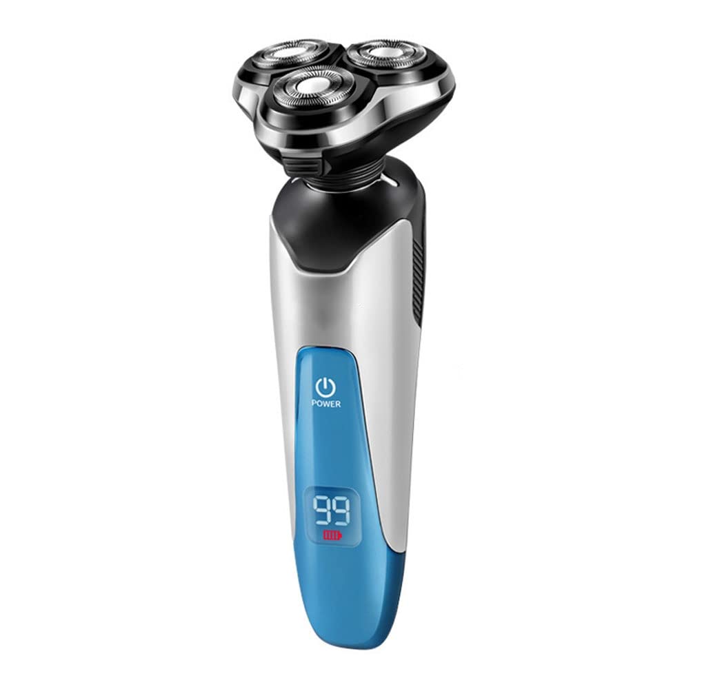 Premium Electric Razor for Men - 4-in-1 Rechargeable Rotary Shaver with Beard, Nose & Mustache Trimmer | USB Charging | Perfect for Travel, Daily Grooming & Gift Giving