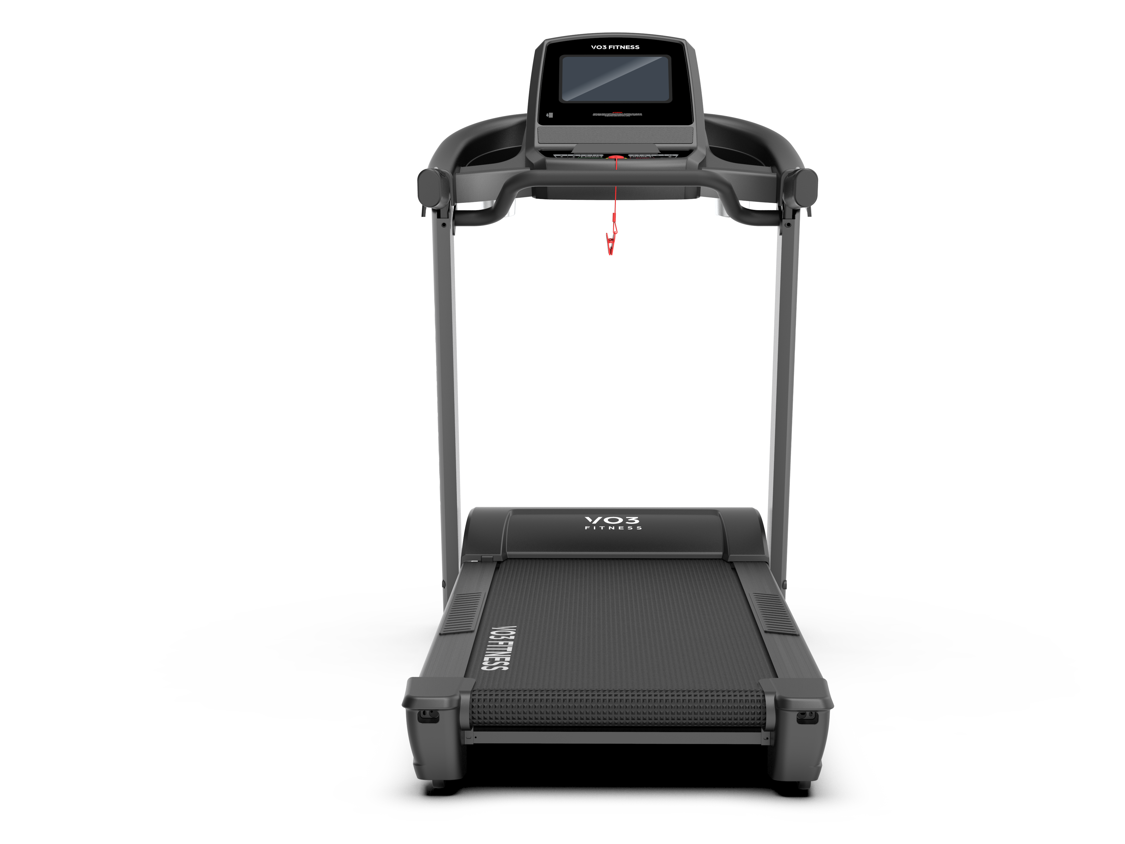 VO3 Fitness T70e Folding Treadmill with Free Spin Bike - Compact Home Gym Equipment for Cardio Workouts & Small Space Fitness