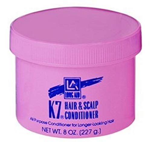 Long-Aid K-7 Hair and Scalp Conditioner 4oz - Deep Moisturizing Treatment for Dry, Damaged Hair - Perfect for Daily Use & Post-Chemical Care