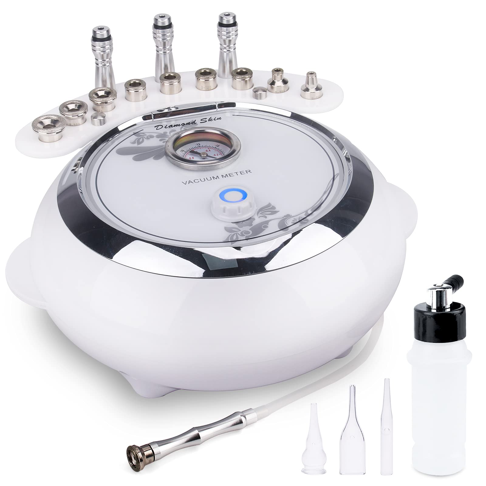 Professional 3-in-1 Diamond Microdermabrasion Machine with 65-68cmHg Suction Power | Yofuly Facial Skin Care Equipment for Blackhead Removal, Wrinkles & Acne Treatment | Perfect for Spa, Salon & Home Skincare Routine