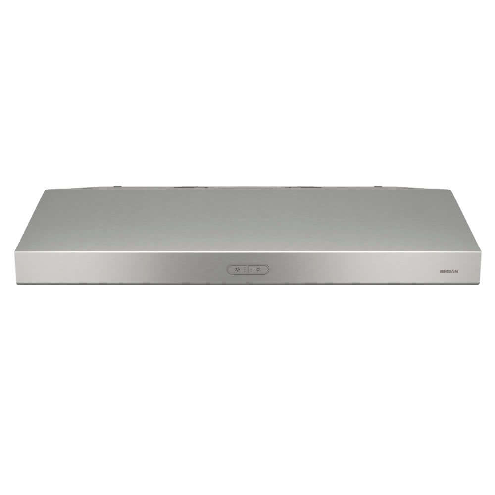 Broan 30-Inch Glacier Series Under Cabinet Range Hood - Stainless Steel Kitchen Vent Hood with Powerful Exhaust Fan (BCDF130) - Perfect for Modern Kitchens & Cooking Spaces