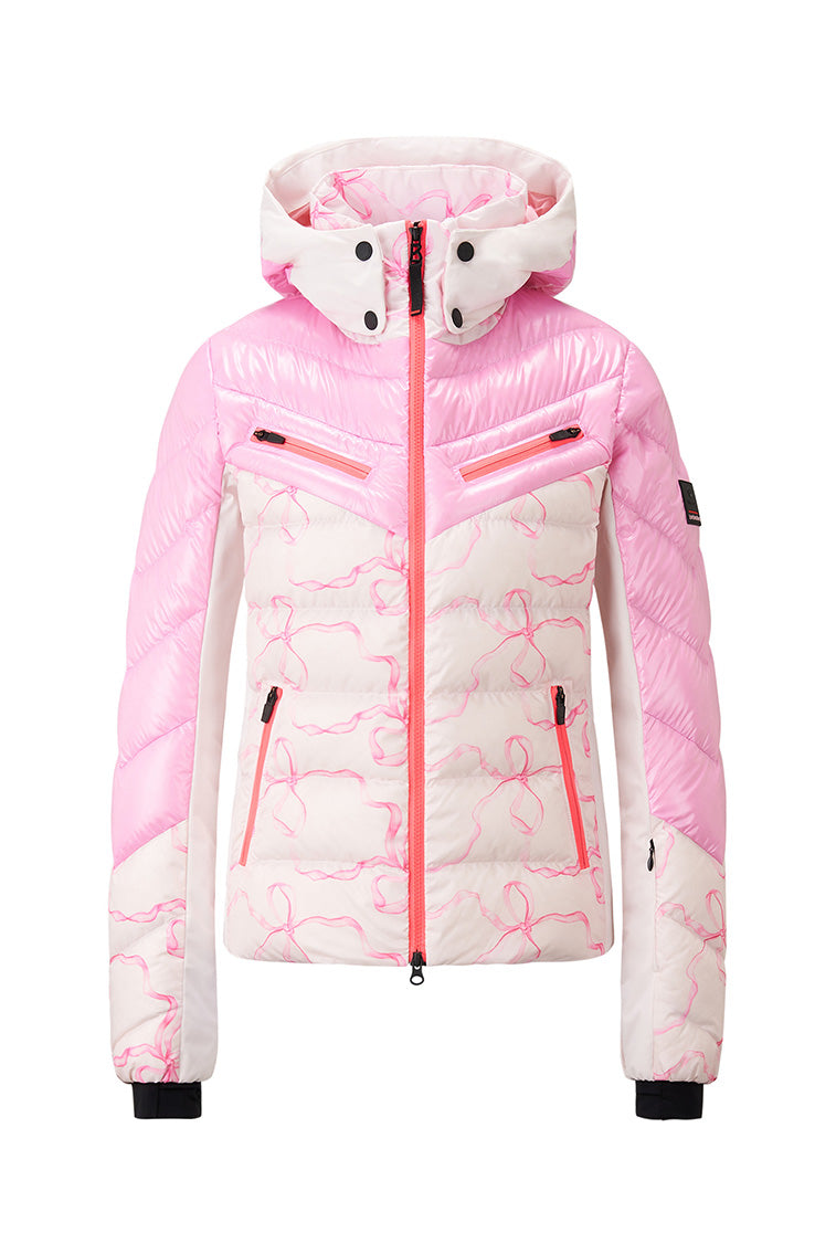 BOGNER FIRE+ICE x LoveShackFancy Farina Women's Ski Jacket - Waterproof Winter Coat for Skiing & Snowboarding | Stylish Alpine Fashion for Cold Weather Adventures