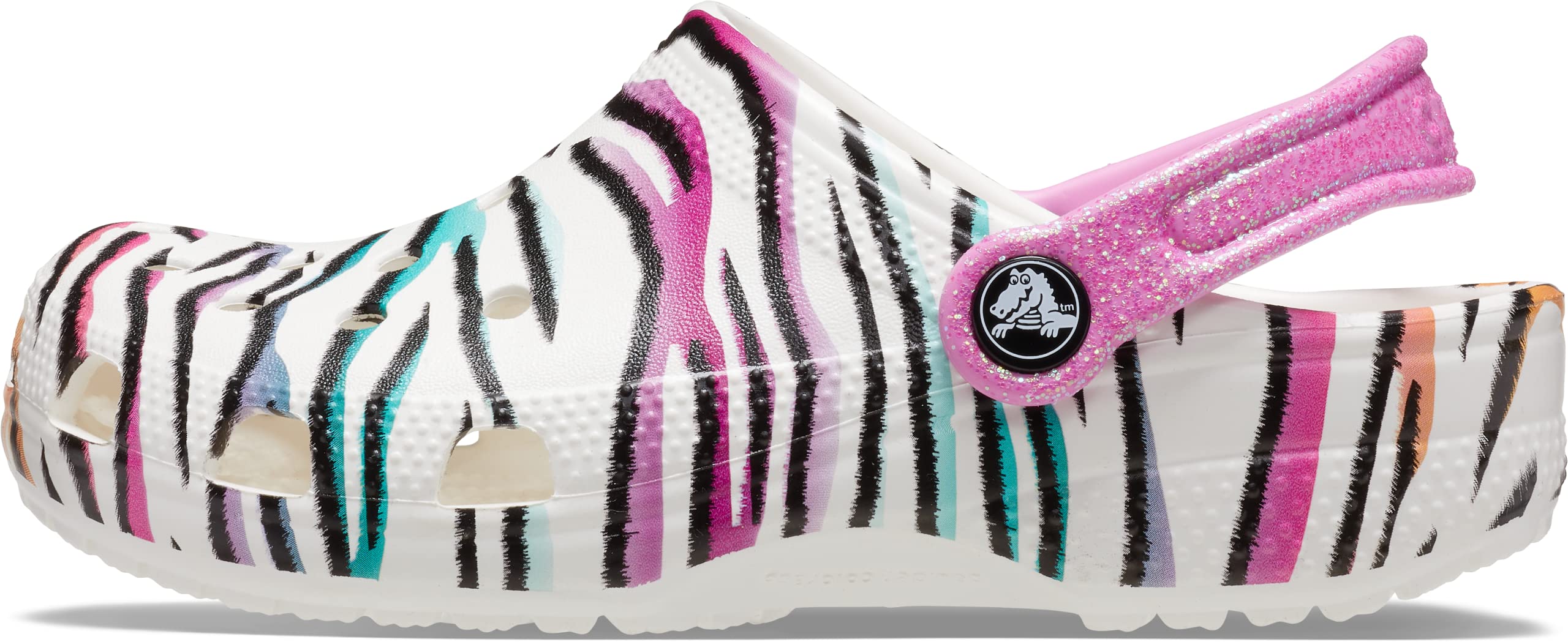 Crocs Kids' Classic Graphic Clog | Comfortable Lightweight Slip-On Water Shoes for Boys & Girls | Perfect for Beach, Pool, Playground & Everyday Wear