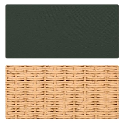 Beige Rattan&pine Green Cushion