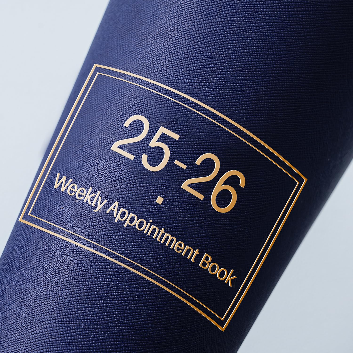 2025-2026 Appointment Planner - A4 Weekly Diary with 15-Minute Timeslots | July 2025 - June 2026 | Soft Leather Cover & Colorful Tabs | 21.8 x 29 cm | Perfect for Office, School & Personal Scheduling
