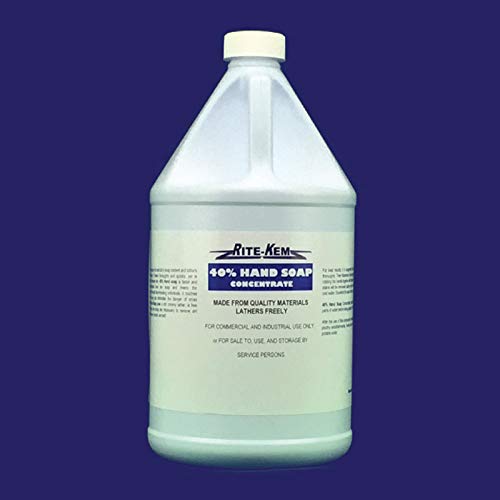 Rite-Kem 40% Antibacterial Hand Soap - Gentle Moisturizing Formula for Daily Use at Home, Office, and Public Spaces