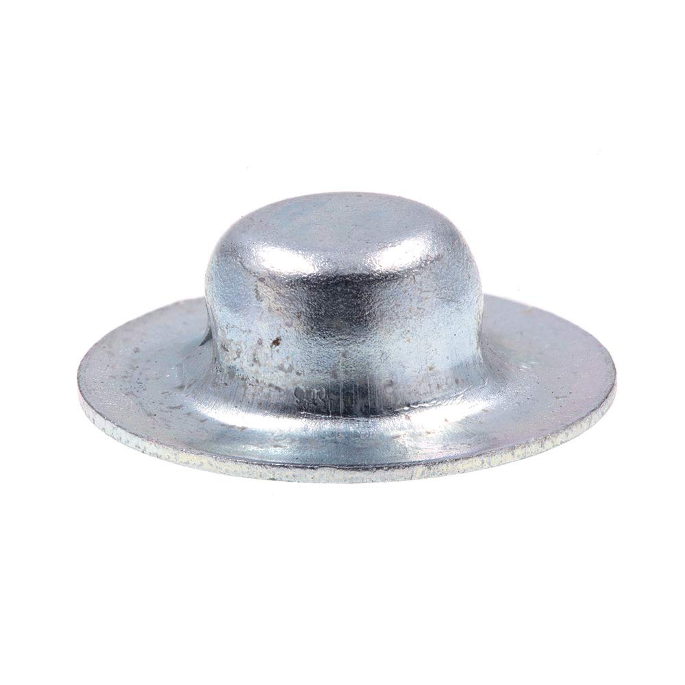 Prime-Line 9078486 1/4 Inch Zinc Plated Steel Axle Hat Push Nuts - 20 Pack for Automotive, Machinery, and DIY Projects