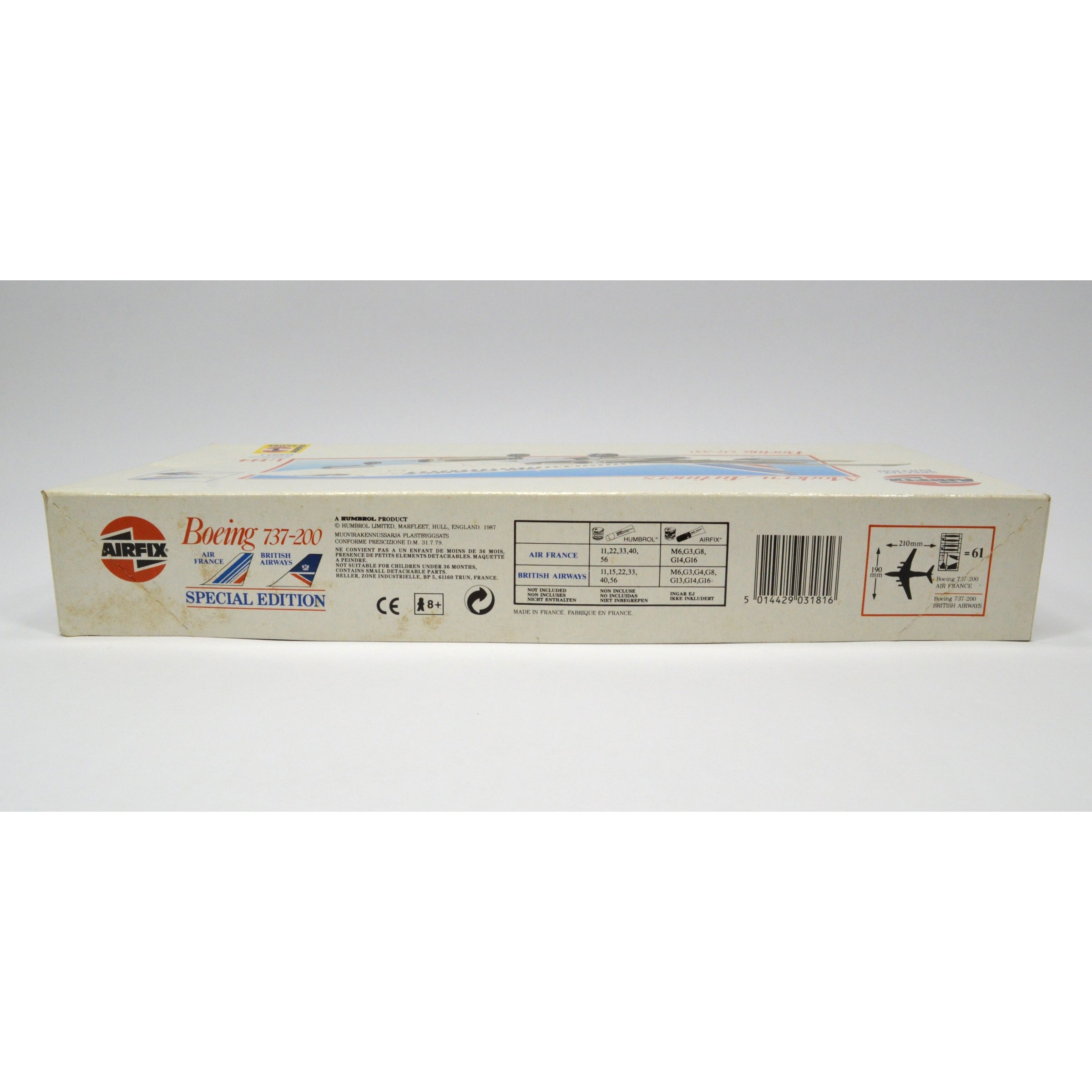 New in Box AIRFIX 1:144 Scale Boeing 737-200 Model Kit #03181 - Perfect for Collectors, Hobbyists & Aviation Enthusiasts - Great for Display, Gifts & DIY Projects