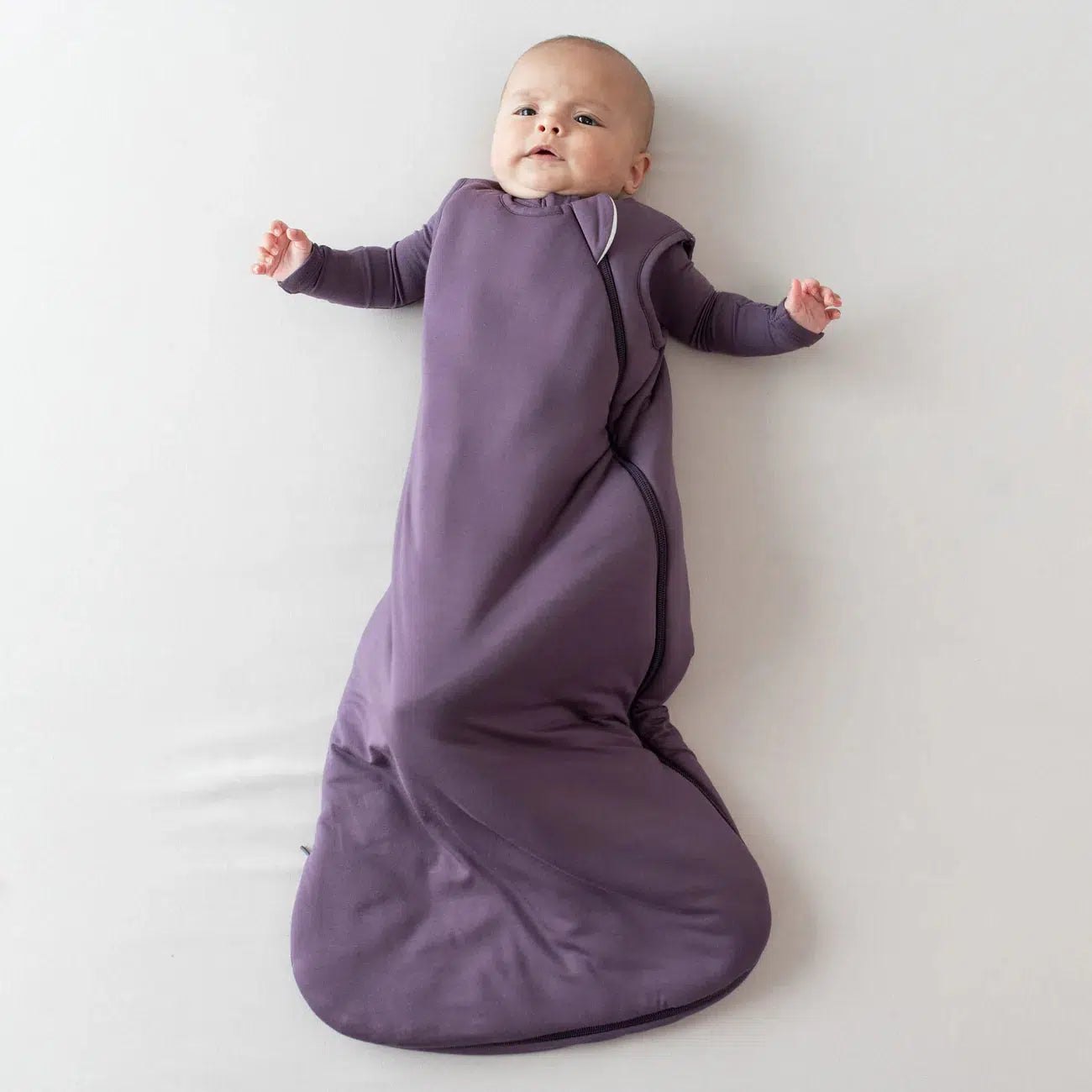 Kyte Baby 1.0 TOG Sleep Sack - Soft Organic Cotton Baby Wearable Blanket for Safe Sleep - Perfect for Nursery, Daycare & Travel (Currant Color)