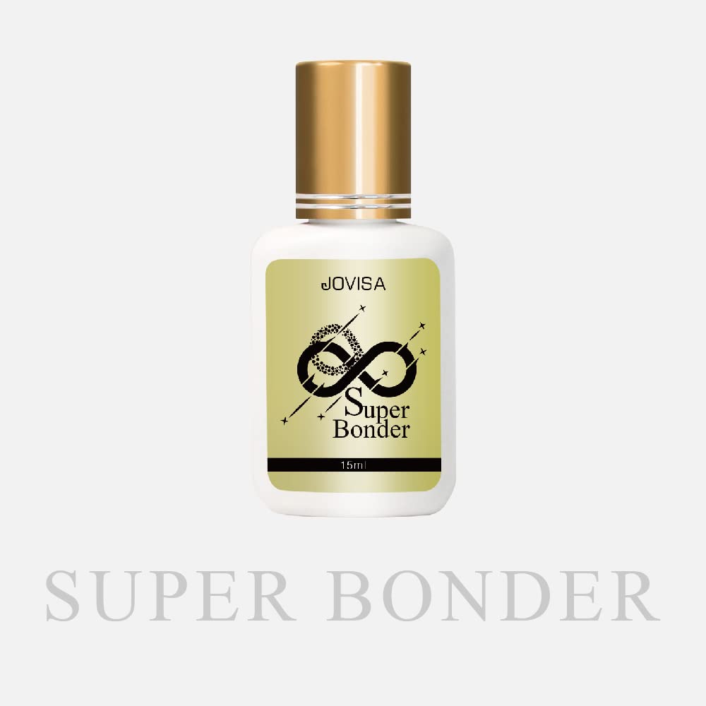 JOVISA SuperBonder Lash Accelerator - Professional Eyelash Extension Adhesive for Long-Lasting Retention, 15ml | Perfect for Salon Use & DIY Lash Extensions at Home