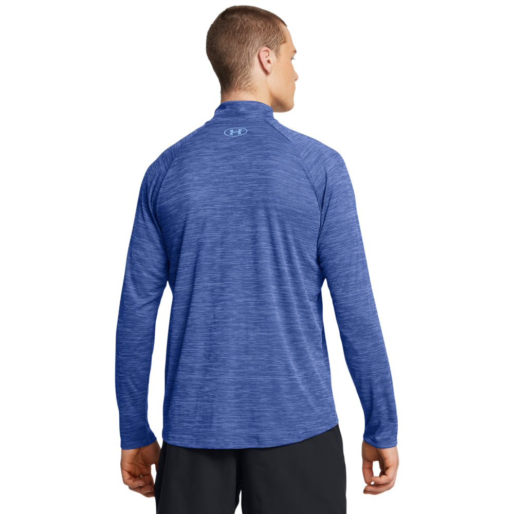 Under Armour Men's Tech Textured 1/2 Zip Pullover - Lightweight Performance Shirt for Running, Gym & Outdoor Activities