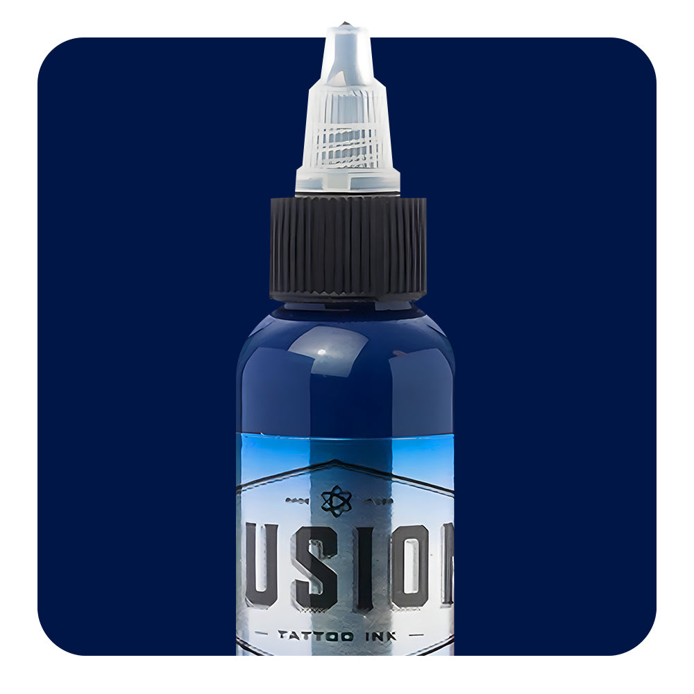 Premium Indigo Fusion Tattoo Ink - Professional Grade, Vegan & Sterile - Choose Your Size (1oz/4oz/8oz) - Perfect for Tattoo Artists, Body Art & Permanent Makeup