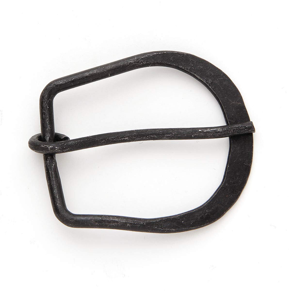 Authentic Medieval Hand-Forged Iron Belt Buckle - Rustic Plain Design for Cosplay, LARP, Renaissance Fairs & Historical Reenactment Costumes | Perfect for Viking, Knight & Medieval Warrior Outfits