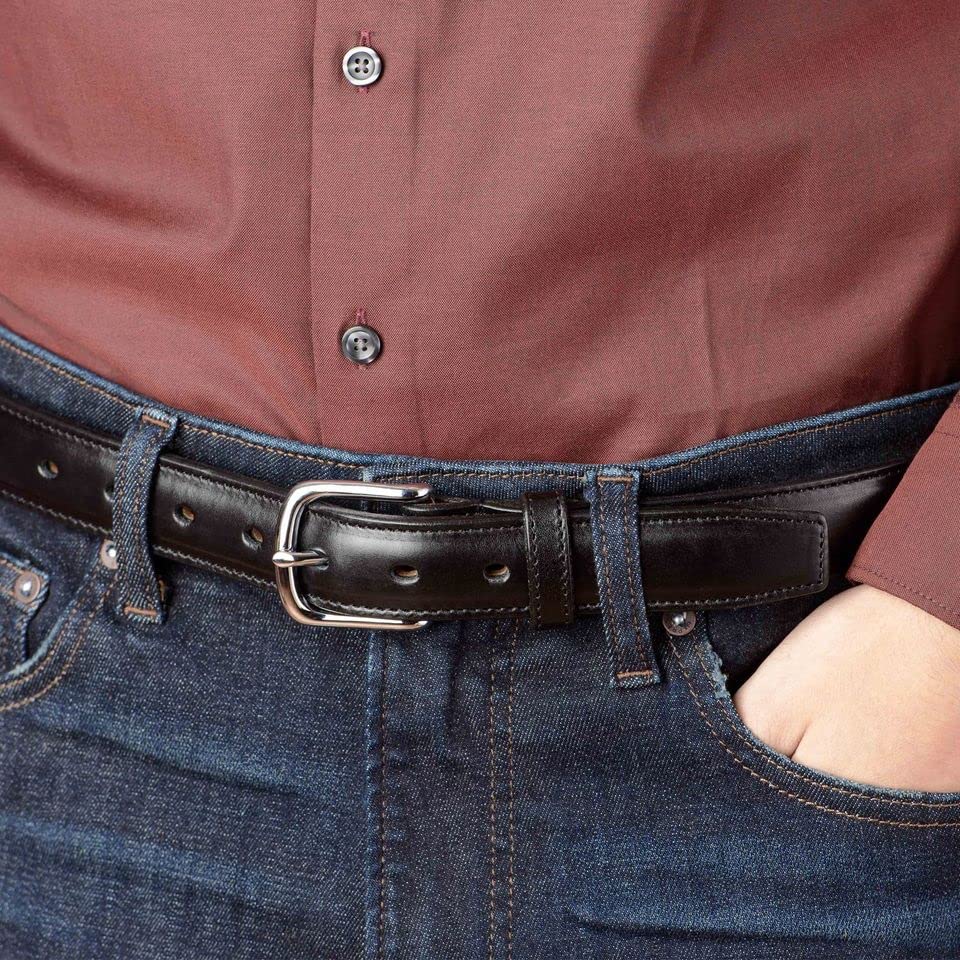 Premium Bullhide Leather Belt for Men - 1.25