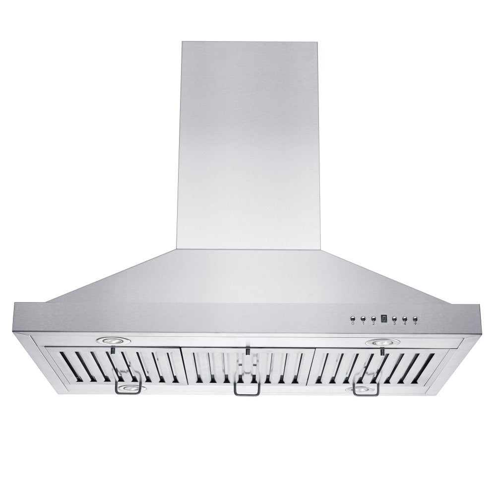 ZLINE Remote Blower Island Mount Range Hood 400/700CFM - Stainless Steel Kitchen Ventilation (GL2i RD/RS) - Perfect for Open Concept Kitchens & Cooking Areas