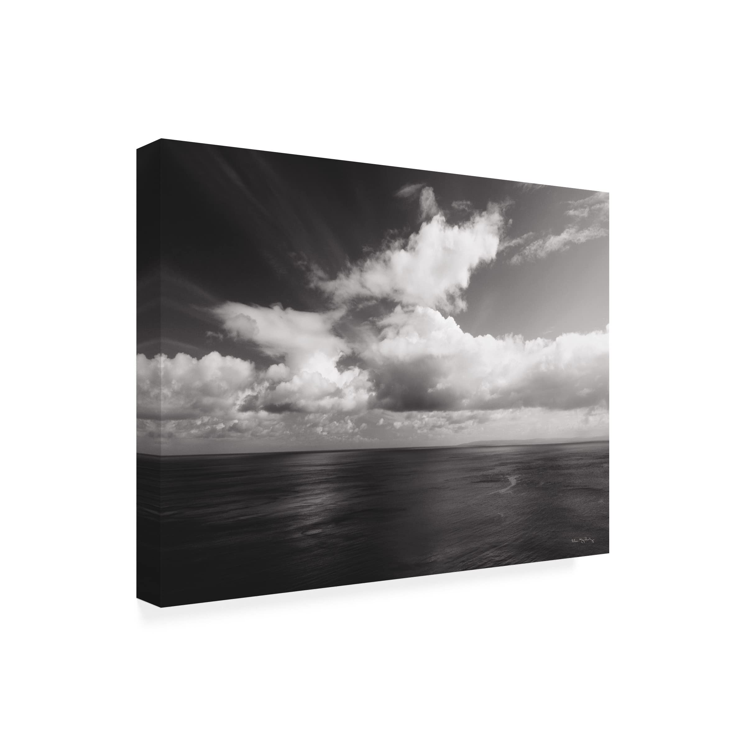 Alan Majchrowicz 'Looking Out BW' Black & White Canvas Wall Art - Modern Home & Office Decor for Living Room, Bedroom, or Workspace