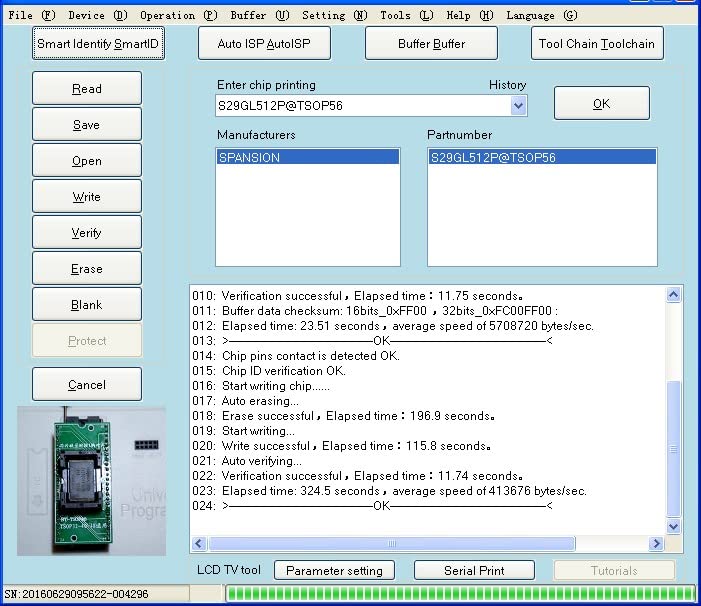 RT809H Universal Programmer - Fast EMMC NAND Flash Reader Writer for LCD TV, Notebook & ISP Online Programming | Ideal for Repair Shops & Electronics Hobbyists