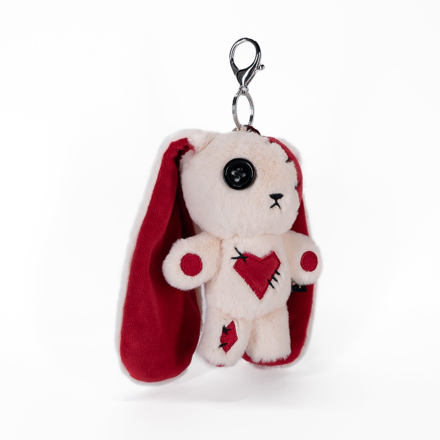 Plushie Dreadfuls Love Rabbit Plush Keychain - Cute Kawaii Stuffed Animal Accessory for Backpacks, Gifts & Home Decor