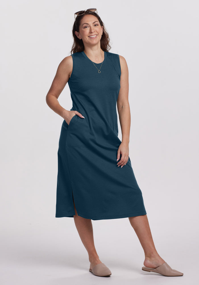 Women's Merino Wool Cassie Dress - Soft, Warm & Stylish for Fall & Winter - Perfect for Work, Travel & Casual Outings