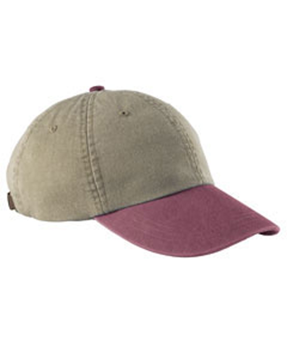 Adams AD969 Optimum Pigment Dyed Baseball Cap - Adjustable Cotton Hat for Men & Women - Perfect for Outdoor Sports, Hiking, and Casual Wear