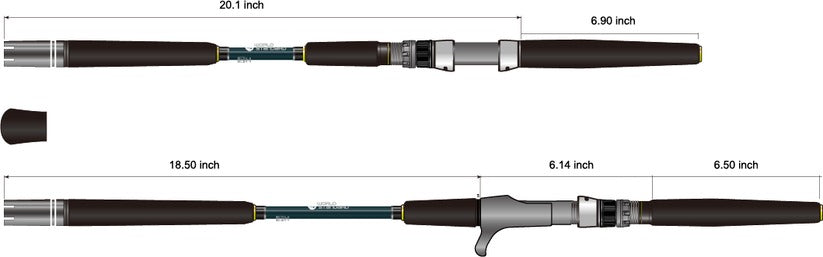 Major Craft Giant Killing PG Tuna Jigging Casting Rod – Saltwater Fishing Rod for Offshore Tuna & Big Game – Perfect for Deep Sea Jigging & Casting