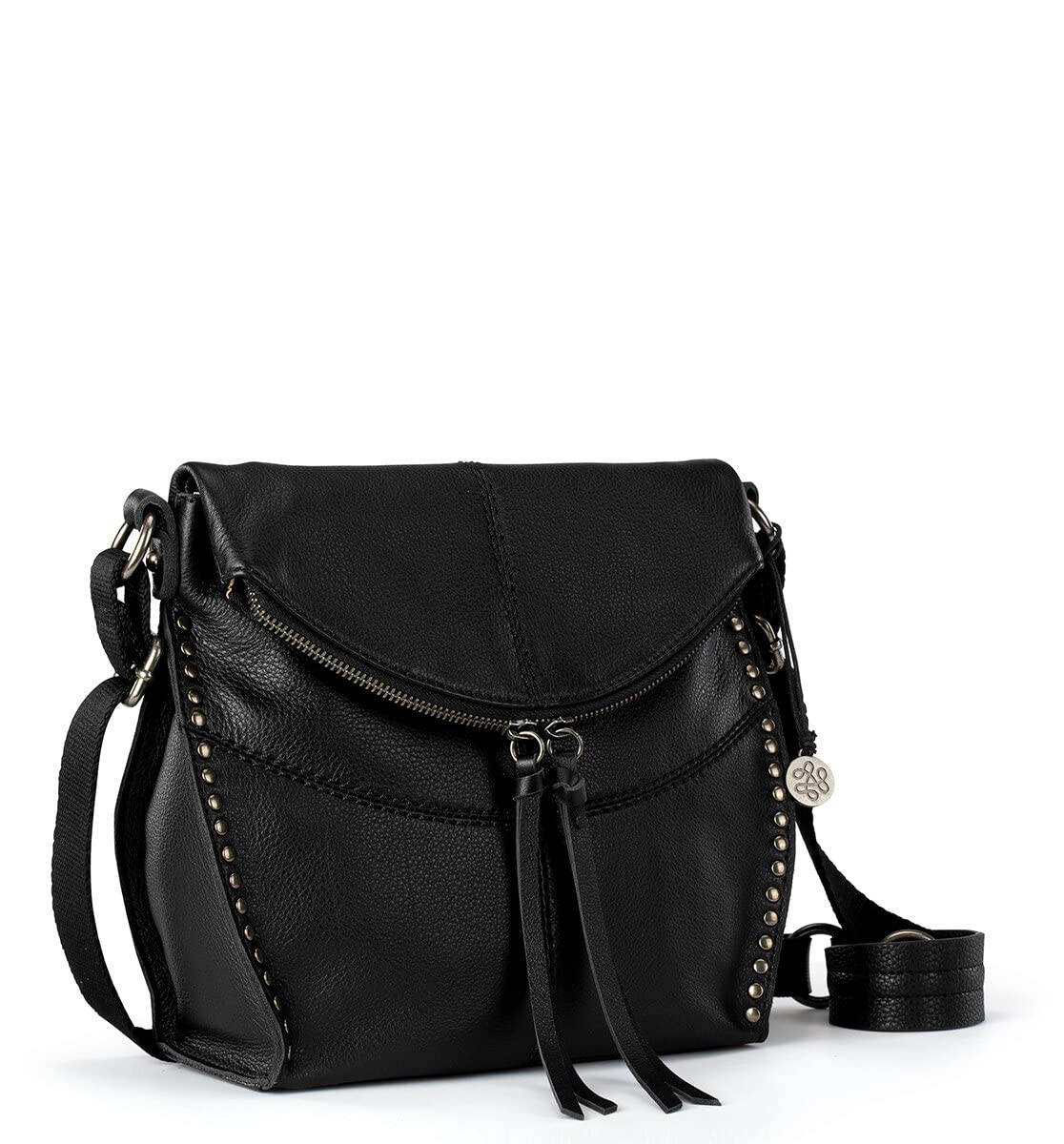 The Sak Silverlake Genuine Leather Crossbody Bag for Women - Adjustable Strap, Multiple Zipper Pockets - Perfect for Everyday Use, Travel & Shopping