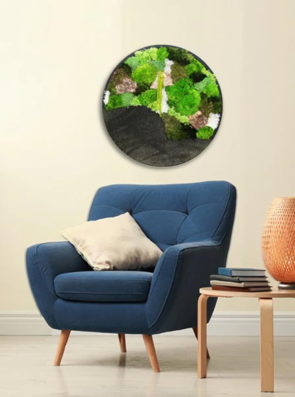 Premium Clara Velvet Stabilized Green Picture Frame - Elegant Home Decor for Living Room, Bedroom & Office Wall Art Display