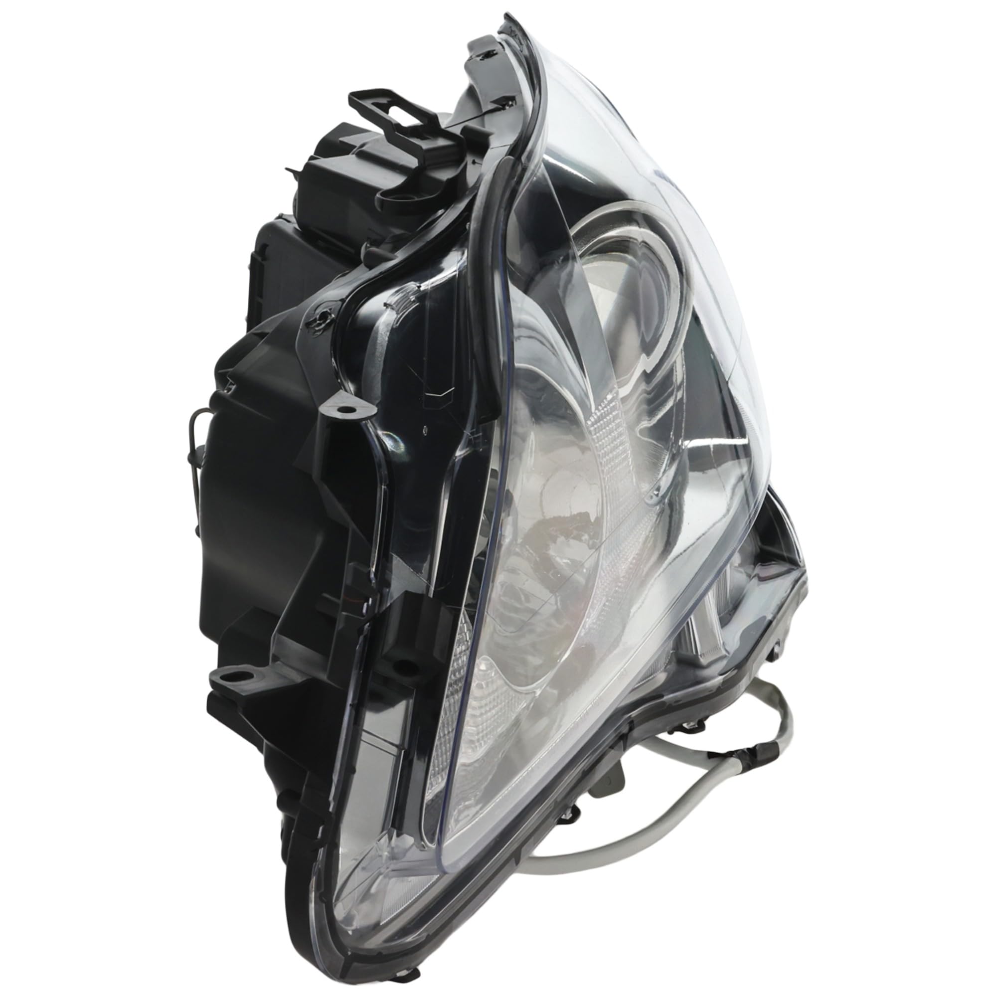 Go-Parts Replacement Headlight Assembly for Lexus IS250 IS350 2006-2008 - Left Driver Side Halogen Headlamp with Lens & Housing (No Auto Leveling) - Perfect for Night Driving & Vehicle Restoration