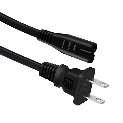 PK Power 5ft/1.5m AC Power Cord Replacement for Panasonic DVD VHS Combo Players - Compatible with DMR-E55, DMR-E55P, DMR-E55PX, DMR-EH59, DMR-EH68, DMR-E500H, DMR-XW390 Models - Perfect for Home Theater Setup & Entertainment Systems