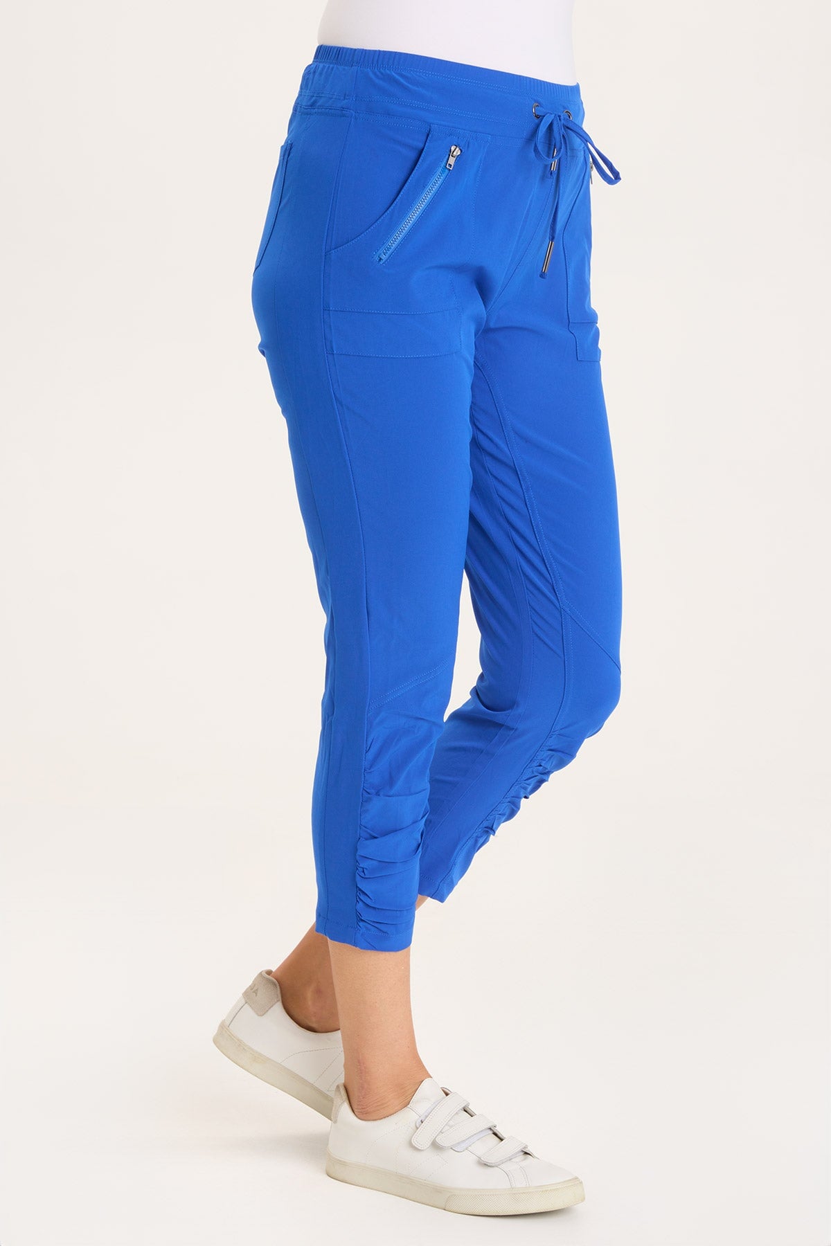 **Aksana High-Waisted Leggings for Women - Cobalt Blue - Yoga, Running & Workout - Comfortable & Stretchy**