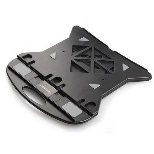 Cooskin YDA006 360° Swivel Foldable Laptop Stand with Ventilation - Adjustable Phone & Tablet Holder for Home Office, Gaming, and Travel Use