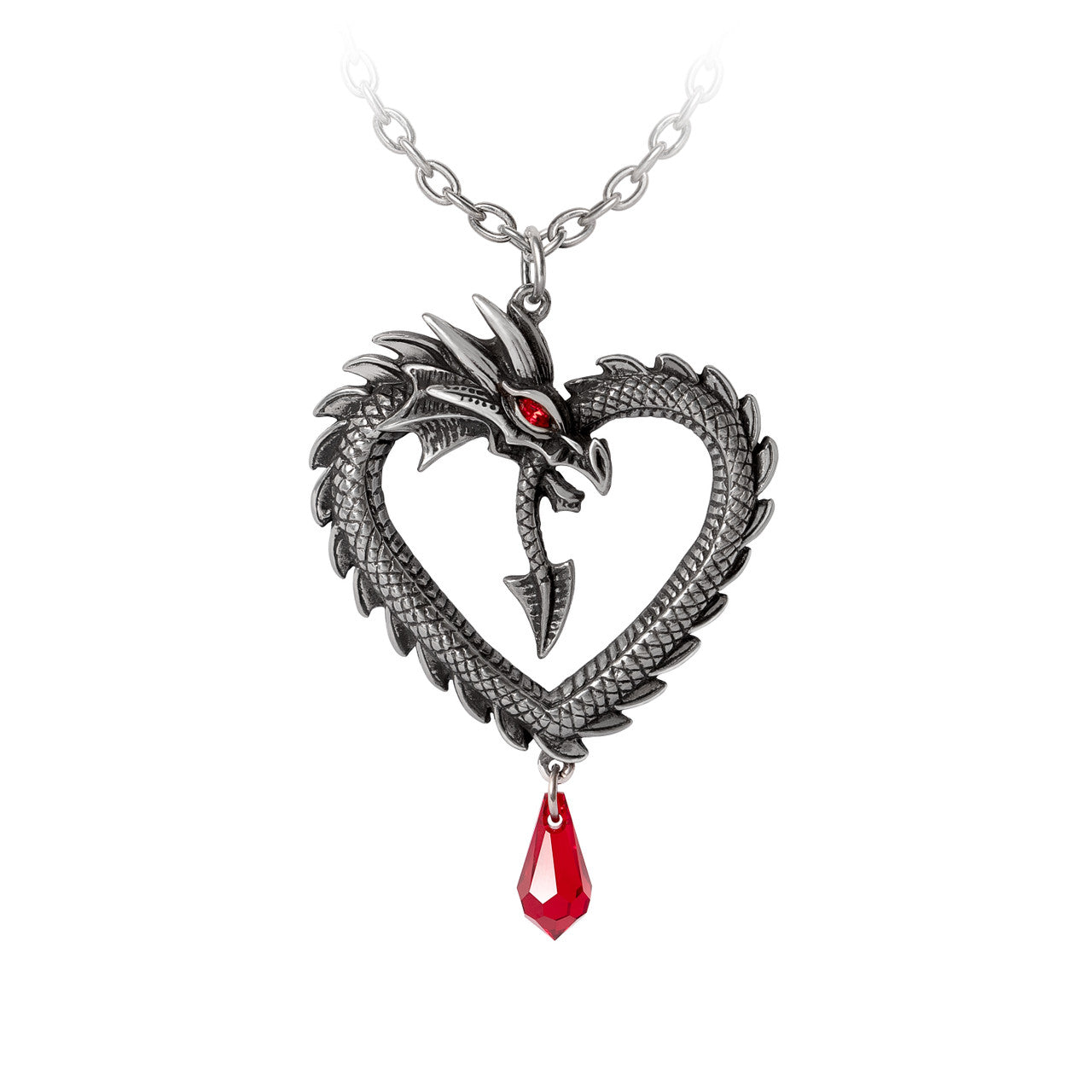 Dragon of Love Necklace - Elegant Dragon Pendant Jewelry for Women | Perfect Gift for Valentine's Day, Anniversary & Romantic Occasions