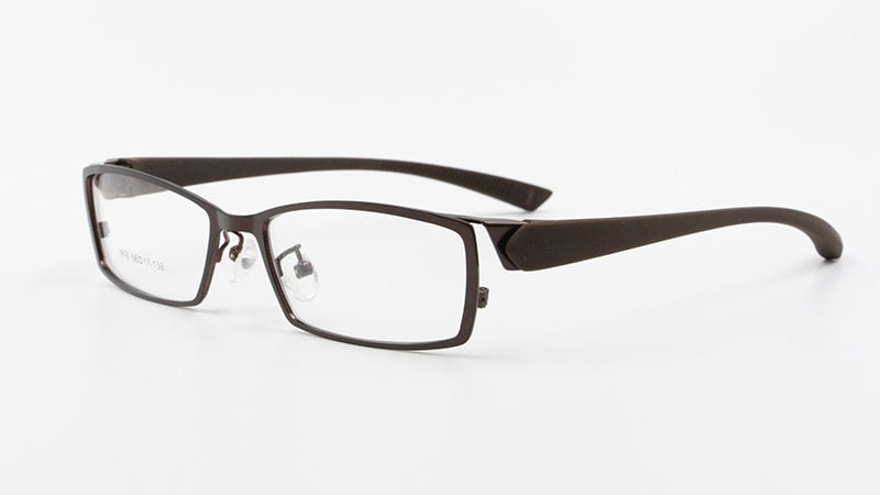 Bclear TR90 Alloy Frame Full Rim Eyeglasses for Men - Lightweight & Durable S1976 - Perfect for Work, Reading & Everyday Use